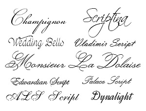 elegant fonts: blog writing tips